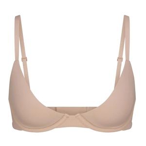 SKIMS Plunge Bra Fits Everybody Tan Beige Durable Bra - 32C